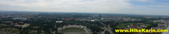 Panoramablick vom Olympiaturm aus